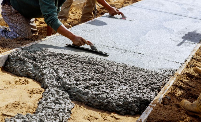 Concrete layers